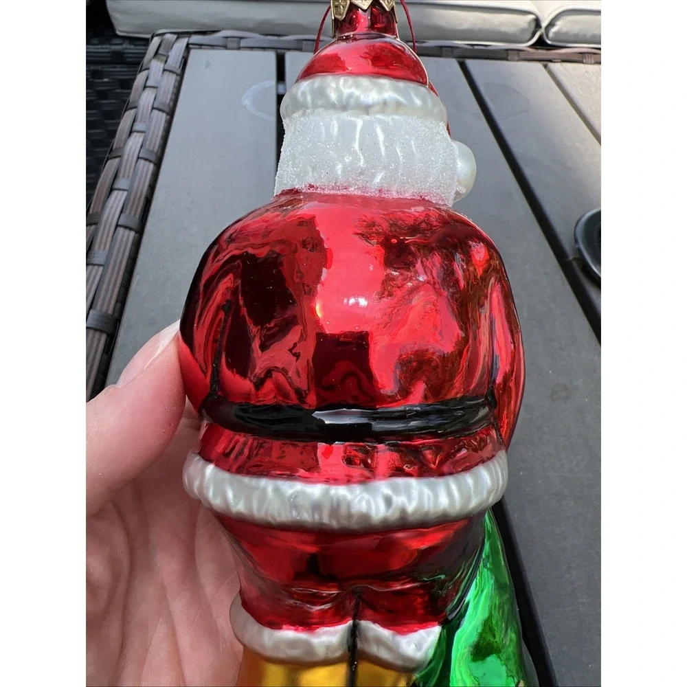 Kurt Adler Polonaise Father Christmas With Sack Ornament Hand Crafted by Komozja